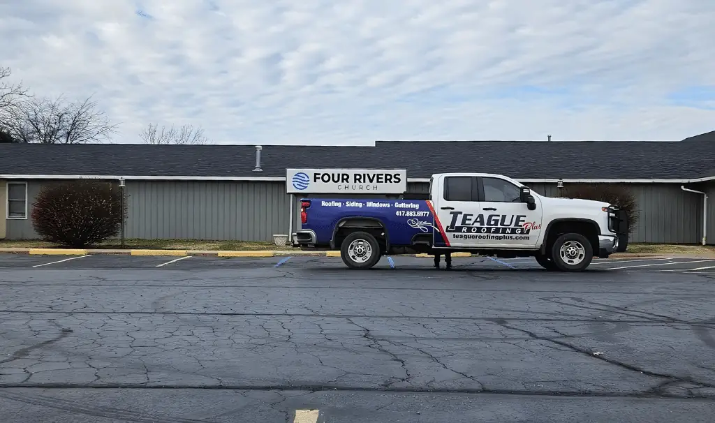 Roof Replacement | Southwest Missouri | Teague Roofing Plus 1 Teague roofing plus roof replacement and siding replacement four rivers church