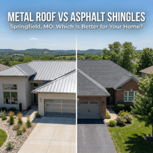 Metal roof vs asphalt shingles in springfield, mo: which is better for your home?