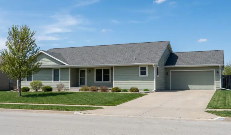 Gutter Installation | Southwest Missouri | Teague Roofing Plus 1 Row of single story homes with matching shingle roofs