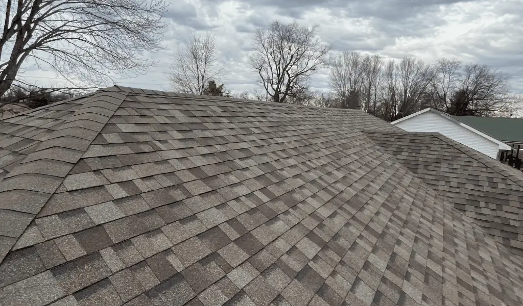 How To Prevent Roof Leaks Before They Start 1 Close view of an asphalt shingle roof field and ridge