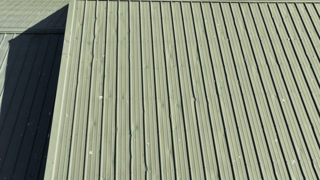 Hail Damage On A Metal Roof In Sw Missouri 1 Hail damage on a metal roof in sw missouri