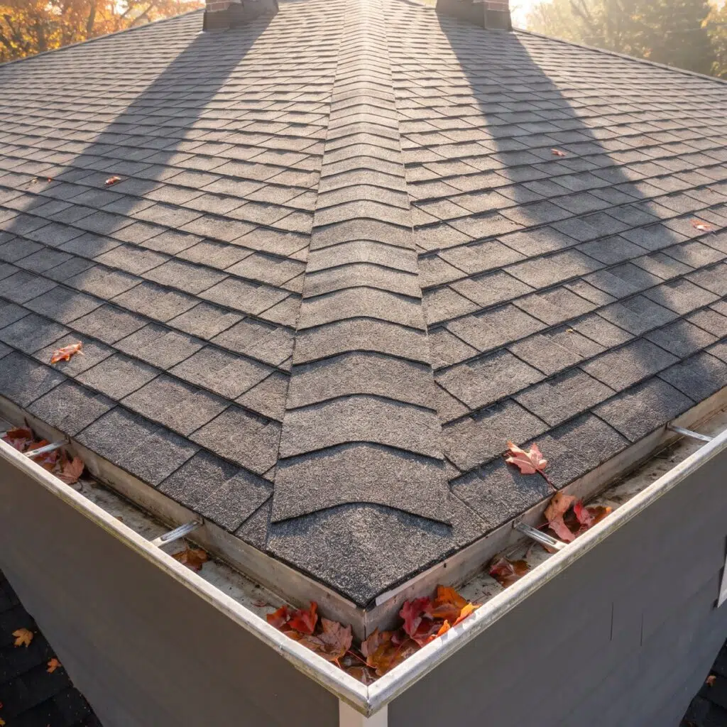Fall Roof Maintenance Checklist For Springfield Mo Homeowners 11 Fall roof maintenance inspection of shingles and gutters on a springfield home